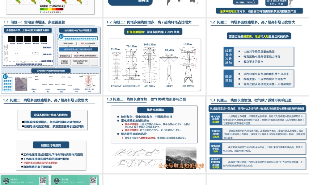 输电线路雷电灾害与防护技术
