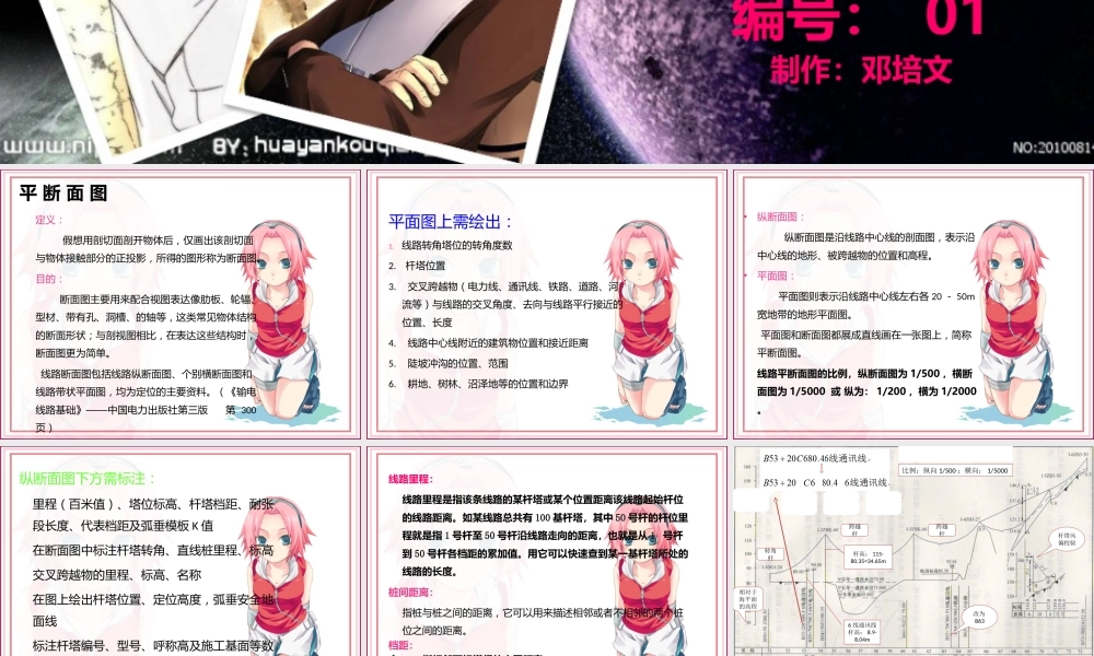 输电线路平断面图基础知识