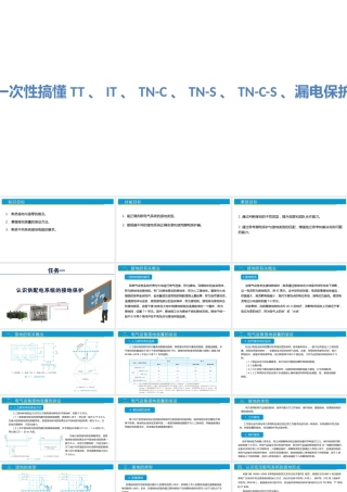 一次性搞懂TT、IT、TN-C、TN-S、TN-C-S、漏电保护