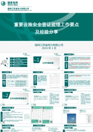 重要设施安全签证监理工作要点及经验分享