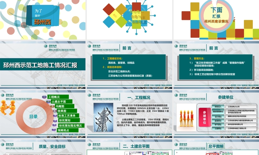 “示范工程”土建标准工艺及创优策划评审汇报材料