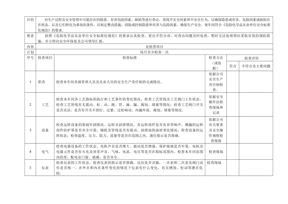 【标准化评审】安安全标准化检查表_第3页