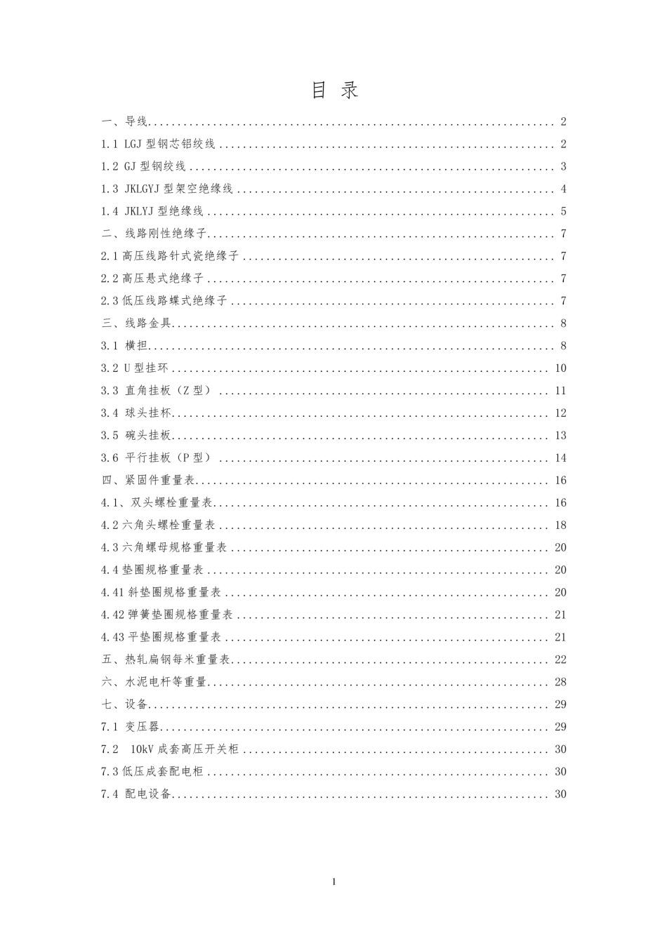 电力工程材料重量查询表(已收藏)_第2页