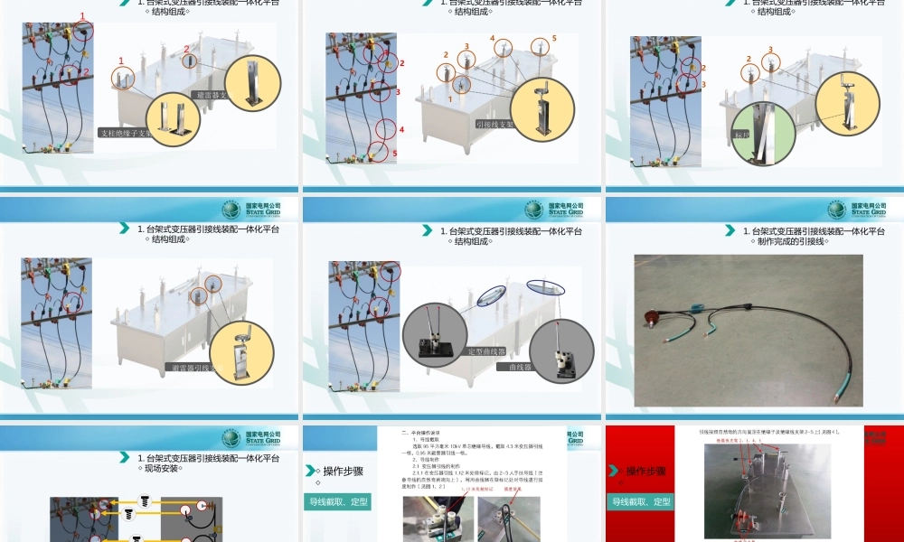 国家电网 配电网工厂化施工