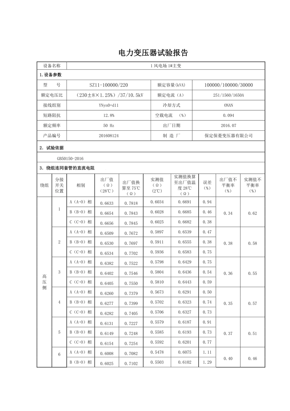 升压站试验报告_第3页