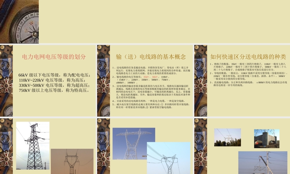送电线路培训课件