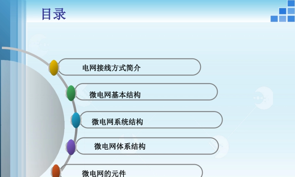 微电网的总体结构培训课件(131页)