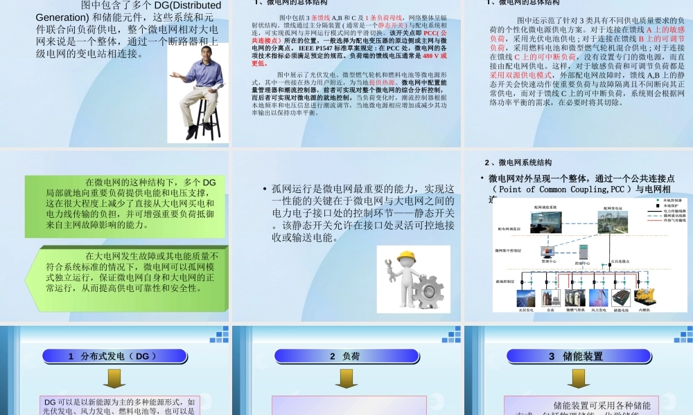 微电网的总体结构培训课件(131页)