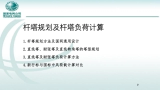 94页 国家电网杆塔规划及杆塔负荷计算