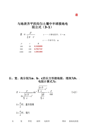 2025版防雷接地计算器（功能强大）