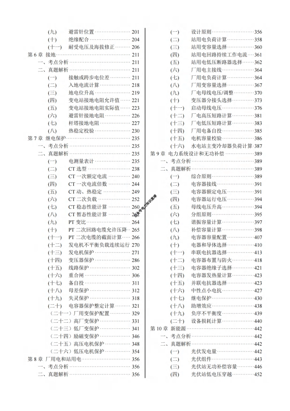 2025版注册电气工程师发输变电专业案例(分类空白)_第3页