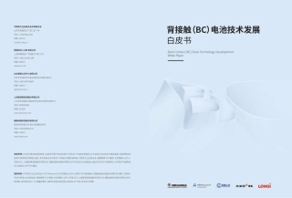 BC电池技术发展白皮书2025