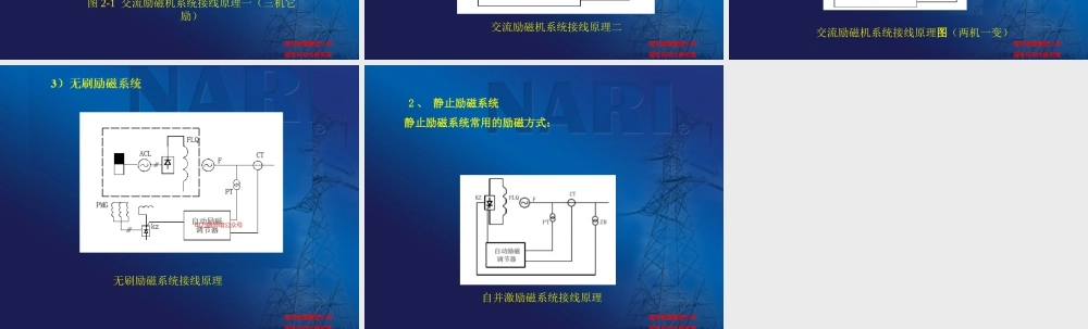 发电机励磁（励磁控制系统）