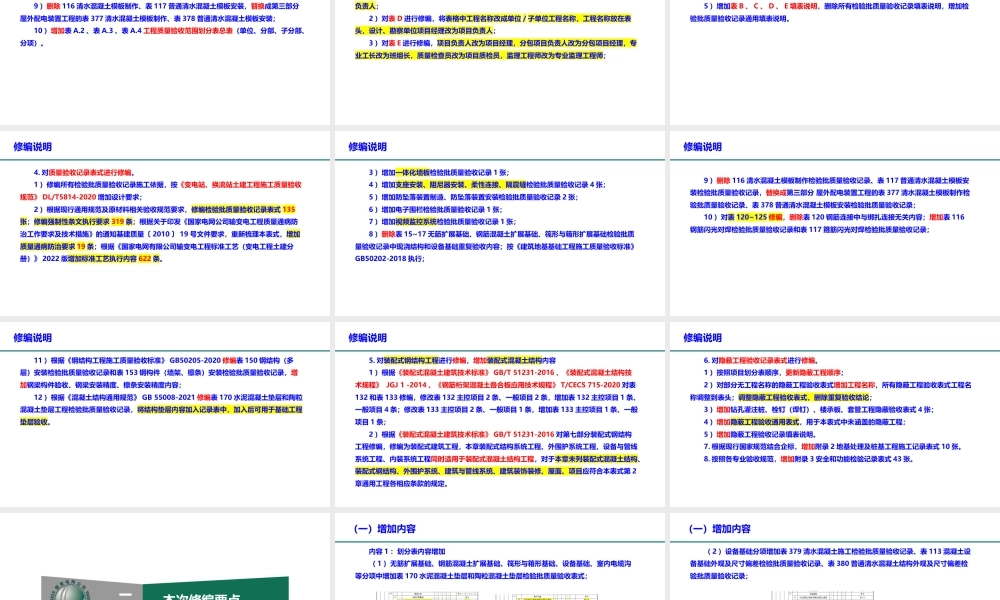 2024输变电工程施工质量验收统一表式（变电工程土建专业）
