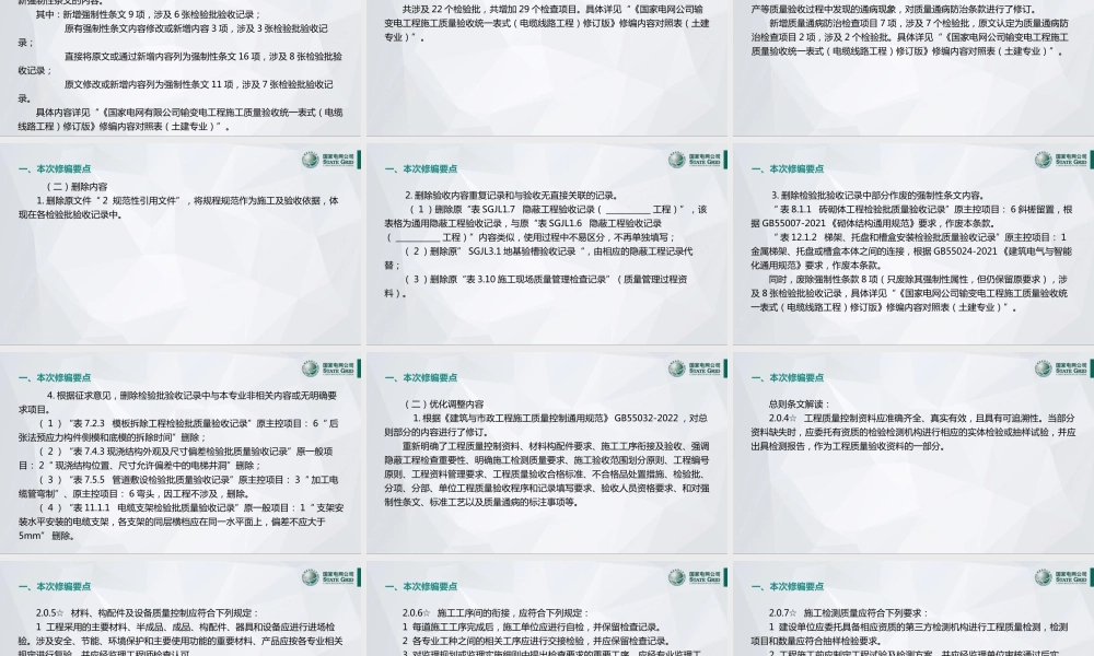 2024输变电工程施工质量验收统一表式（电缆工程土建专业）