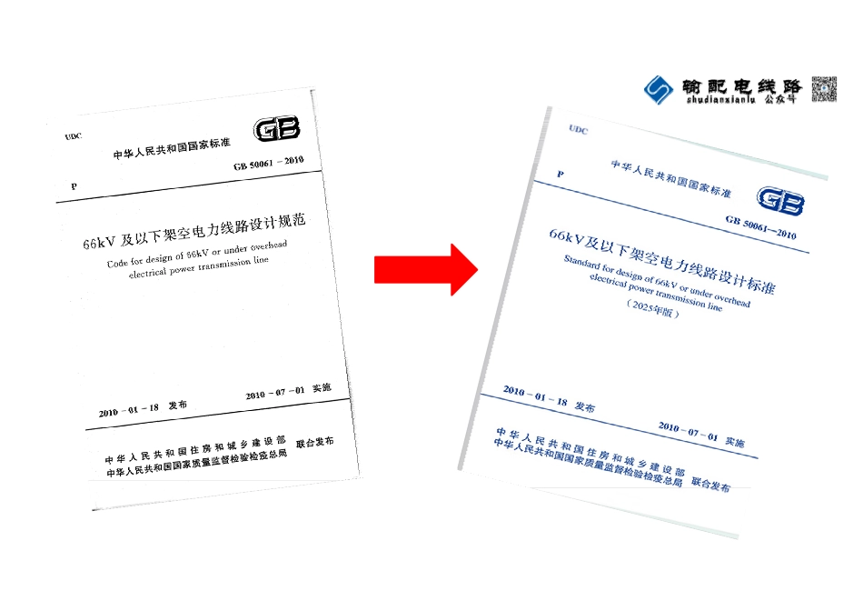2025年最新《66kV及以下架空电力线路设计标准与原规程解读》_第3页