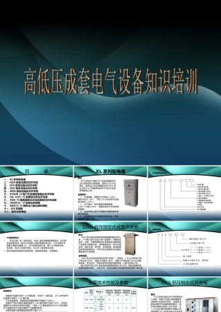 高低压成套电气设备知识培训