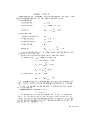 绝缘子串压计算