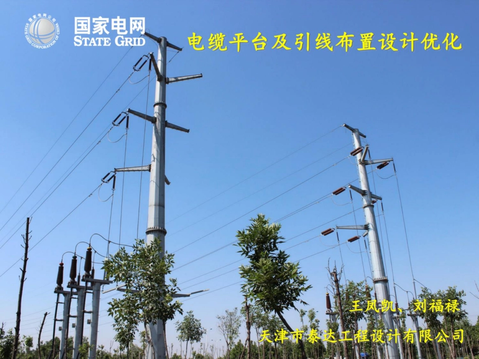 电缆平台及引线布置设计优化_第1页