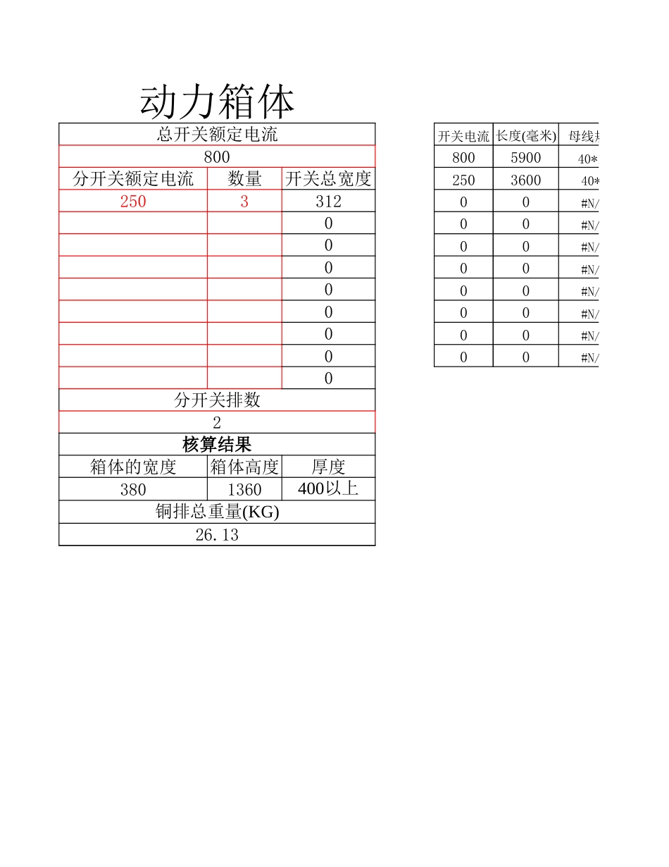 国产箱体尺寸自动计算表(实用工具)_第2页