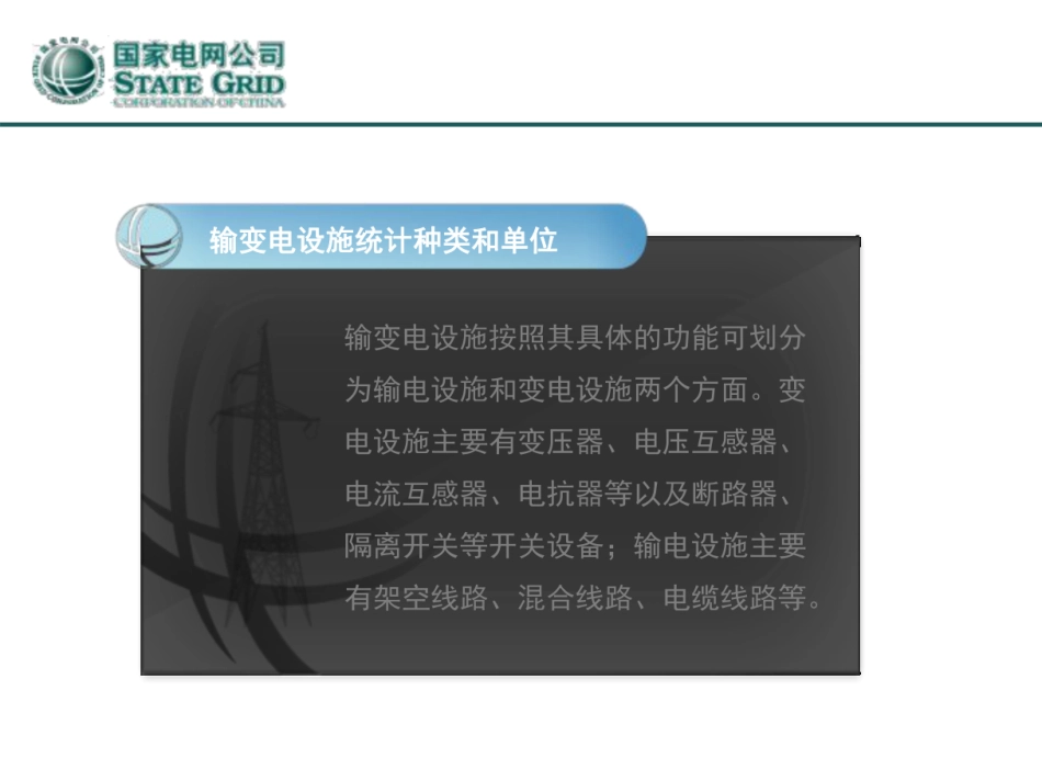 国家电网 输变电设施统计种类和单位_第2页