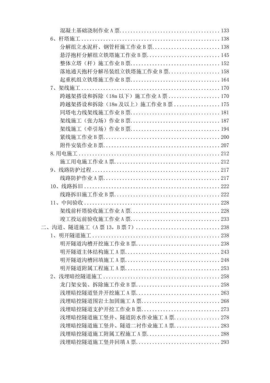 输电线路（电缆）工程施工作业票典型模板（2024版） _第3页