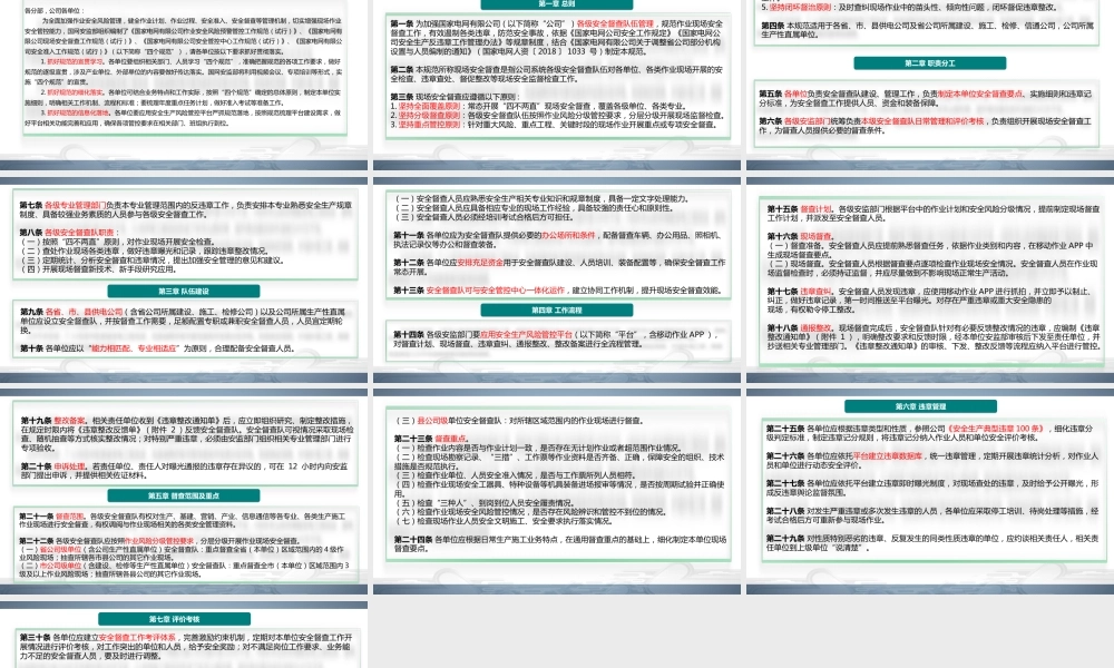 _安监二〔2019〕60号 国家电网有限公司现场安全督查工作规范（试行） 
