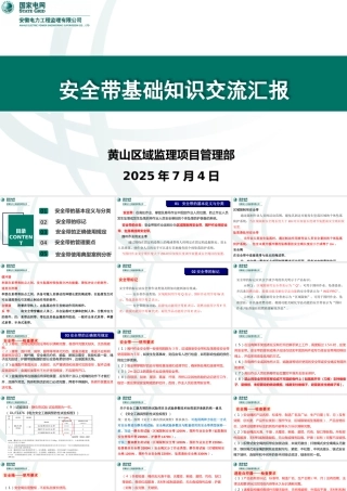 2025安全带基础知识交流培训