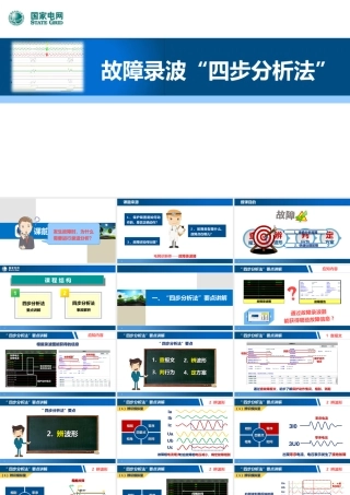 故障录波四步分析法讲解