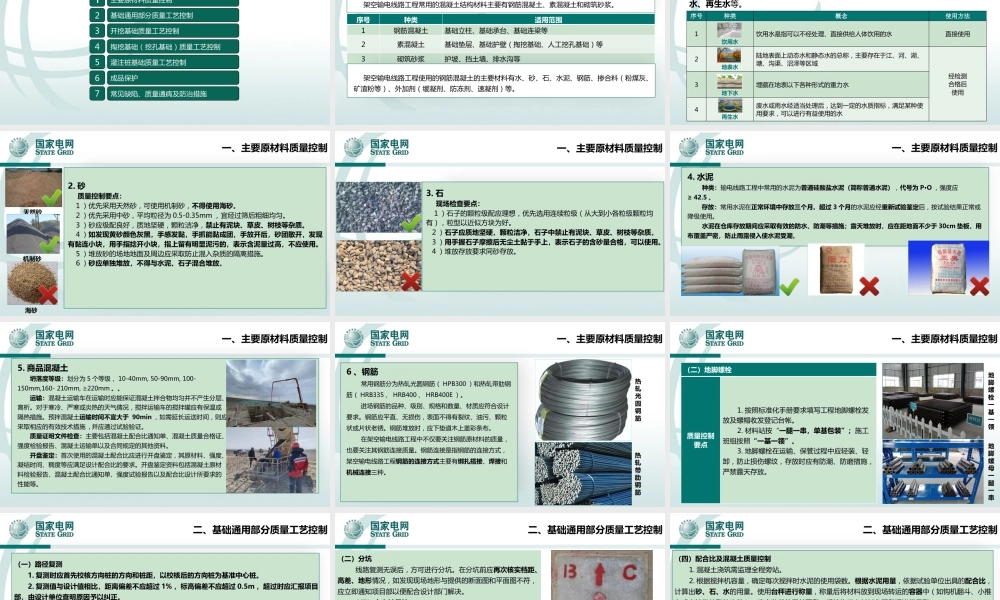 线路工程质量关键节点管控措施