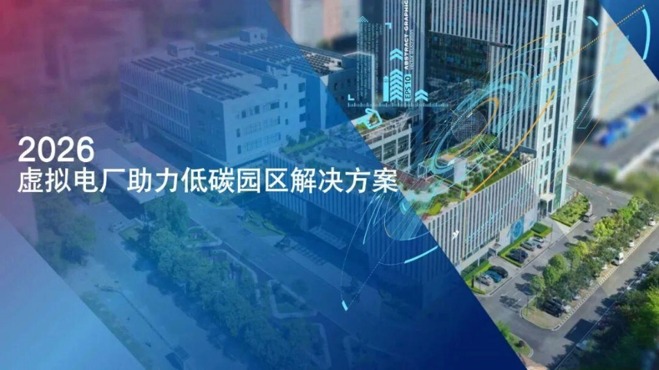 2026虚拟电厂助力低碳园区解决方案_第1页