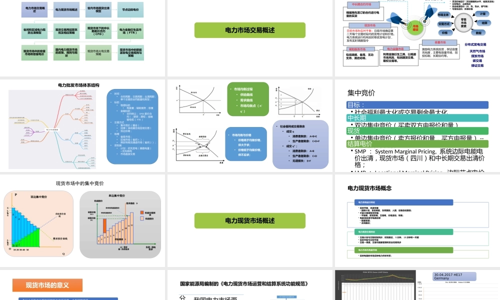 华北电力大学PPT：国内电力现货市场实践与报价策略V2.0（全152页）