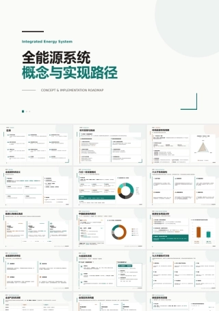 全能源系统构建PPT：内涵、路径与高质量发展图景