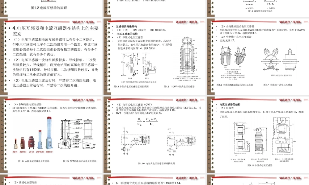 电流互感器和电压互感器的试验
