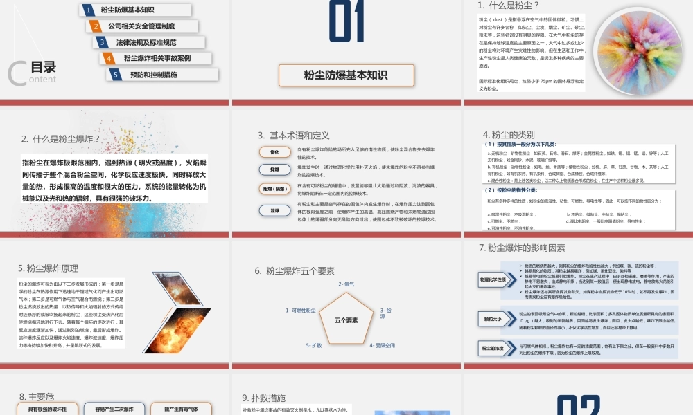  粉尘防爆安全培训