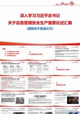  深入学习总书记关于安全生产应急管理重要论述汇编（截至2025年11月）