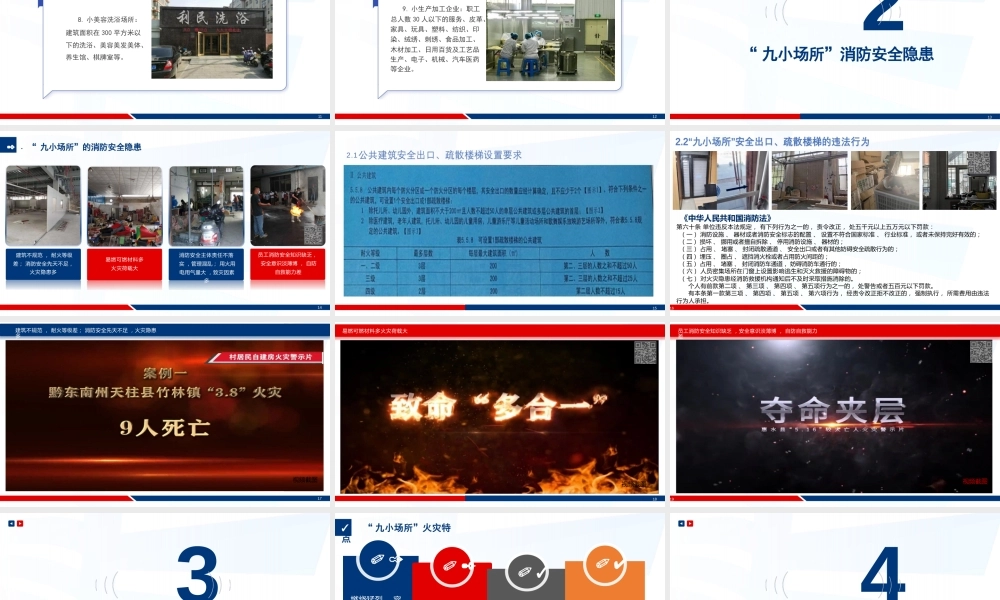 “九小场所”消防知识专项培训