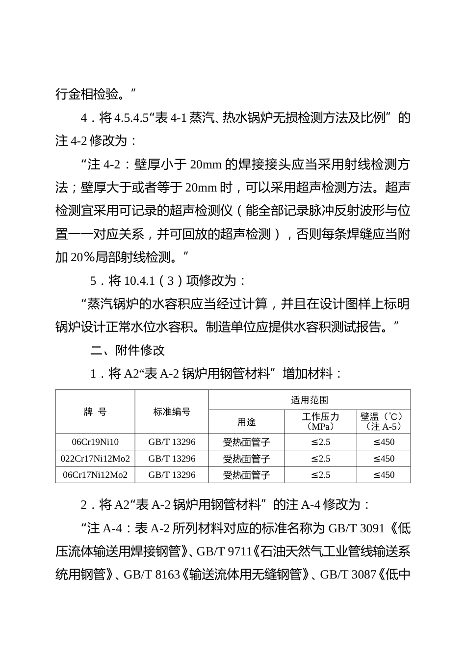 《锅炉安全技术规程》（TSG 11—2020）、《气瓶安全技术规程》（TSG 23—2021）和《起重机械安全技术规程》（TSG 51—2023）修改单_第2页