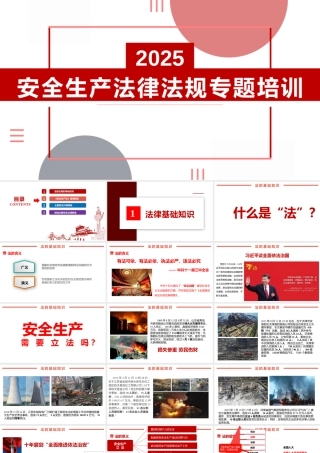 -2025安全生产法律法规专题培训