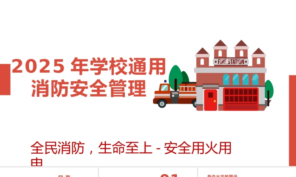 -2025年学校（校园）通用消防安全管理培训课件