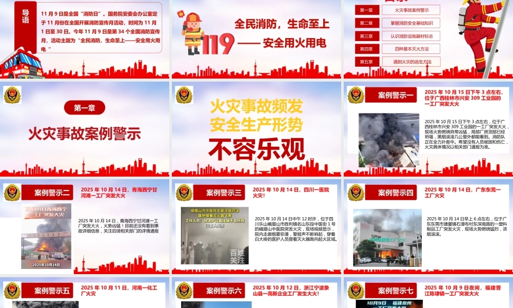 -2025消防宣传月安全培训课件（1）-全民消防，生命至上-安全用火用电