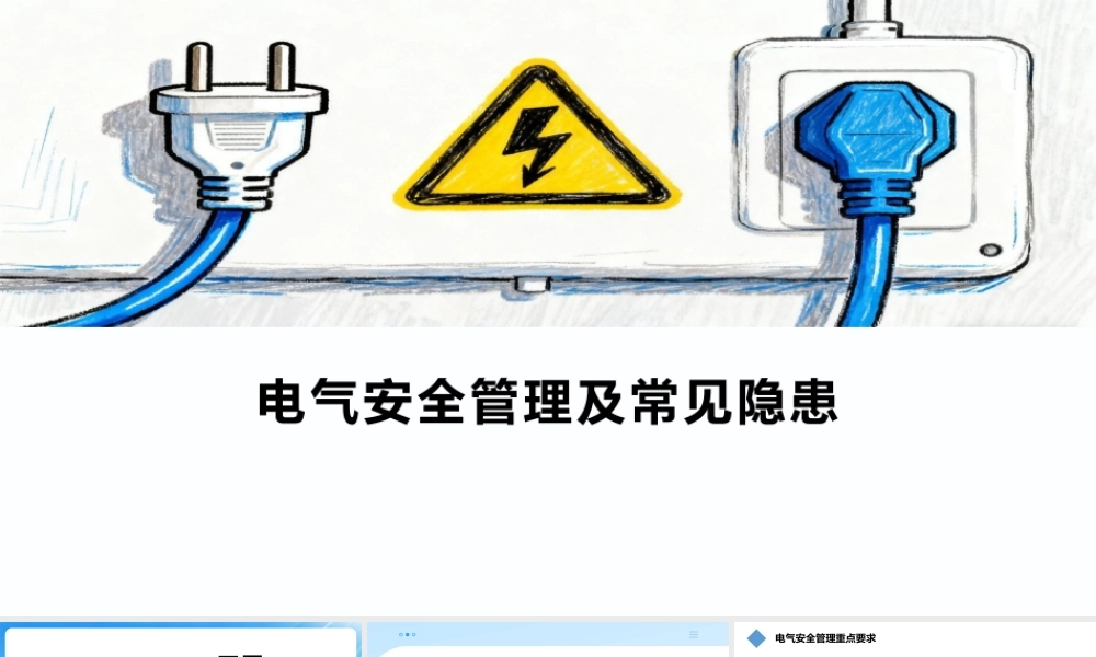 -2025消防宣传月电气安全管理及常见隐患