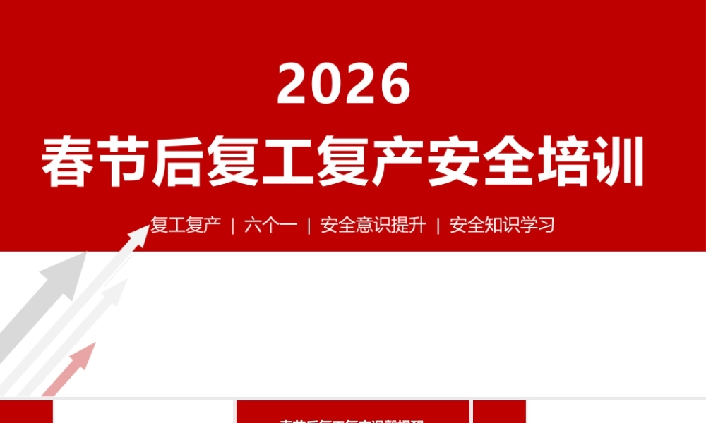 -2026春节后复工复产安全培训