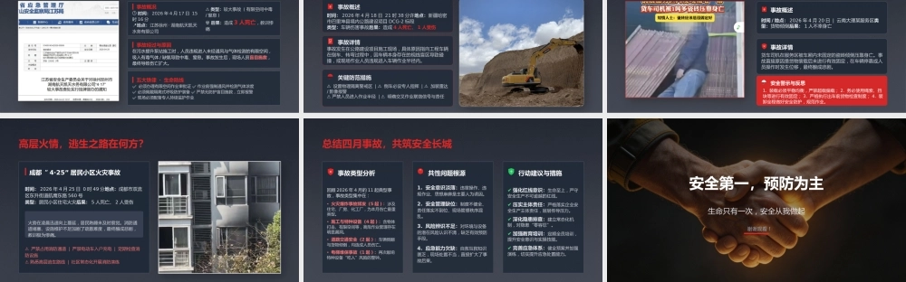 -2026年4月典型事故案例警示教育