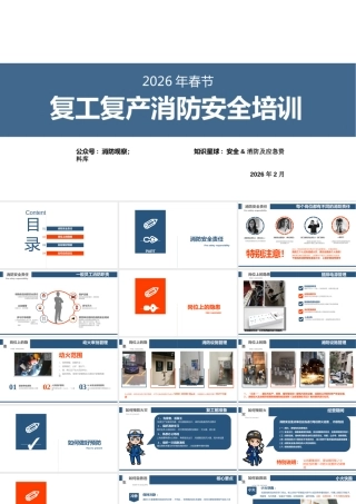 -2026年春节复工复产消防安全培训