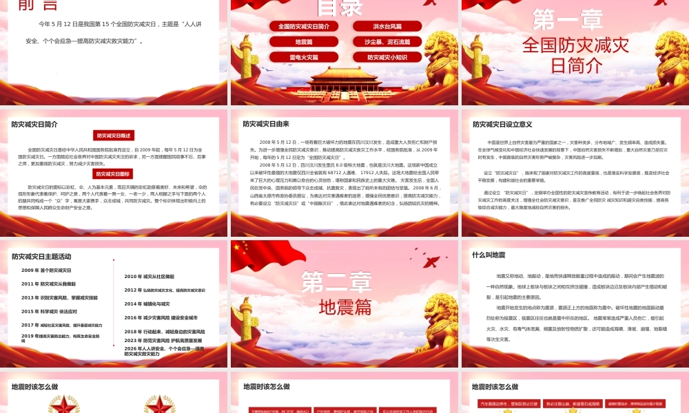 -2026年全国防灾减灾日宣讲