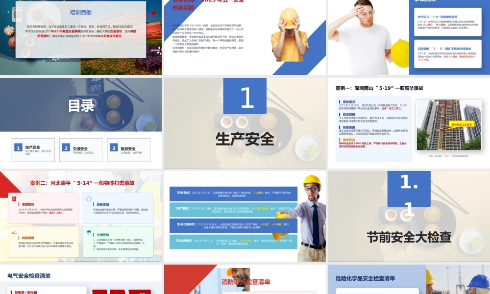 -2026年五一节前安全培训