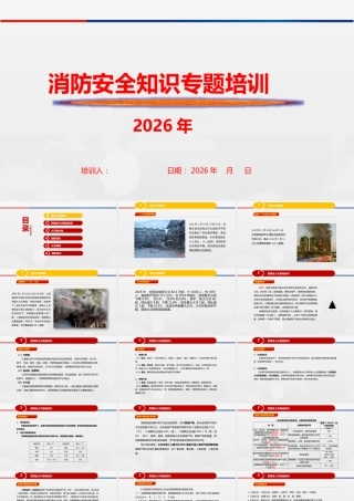 -2026年新版全员消防安全知识培训