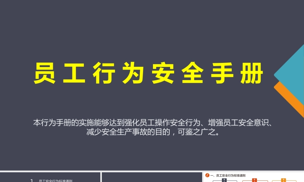 -2026员工行为安全手册
