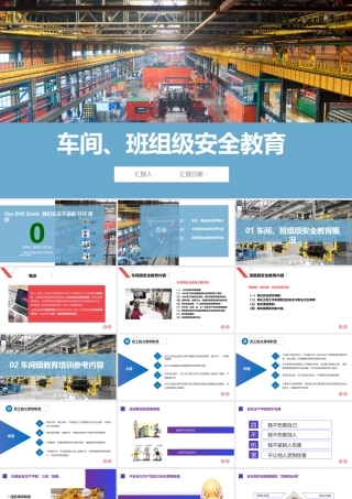 车间级班组级安全培训